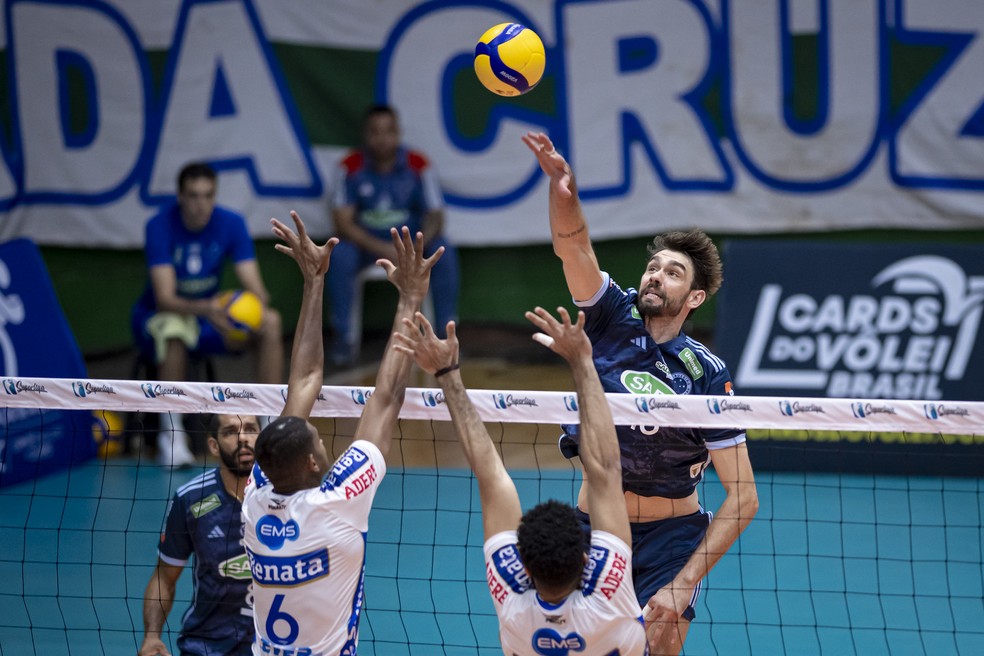 Cruzeiro x Campinas, Superliga masculina de vôlei — Foto: Agência i7/Sada Cruzeiro