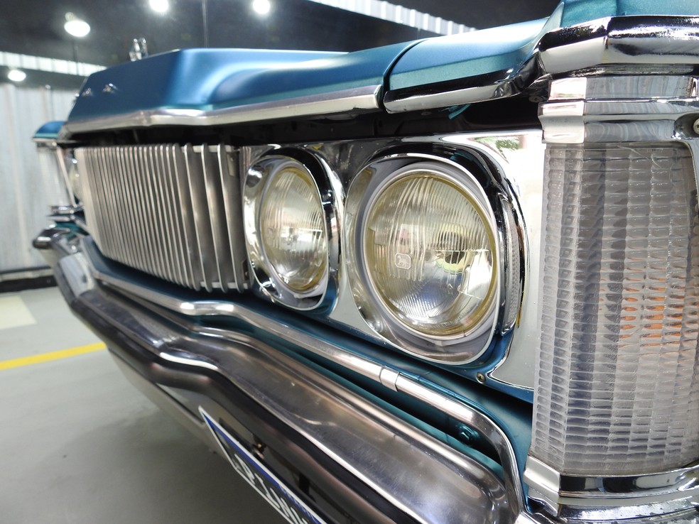 Detalhe do Landau 1979 de Rafinha, do São Paulo — Foto: Eduardo Rodrigues