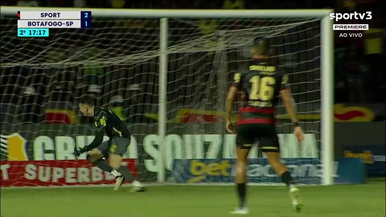 Sport 3 x 1 Botafogo-SP | Gols | 32ª rodada | Série B 2024