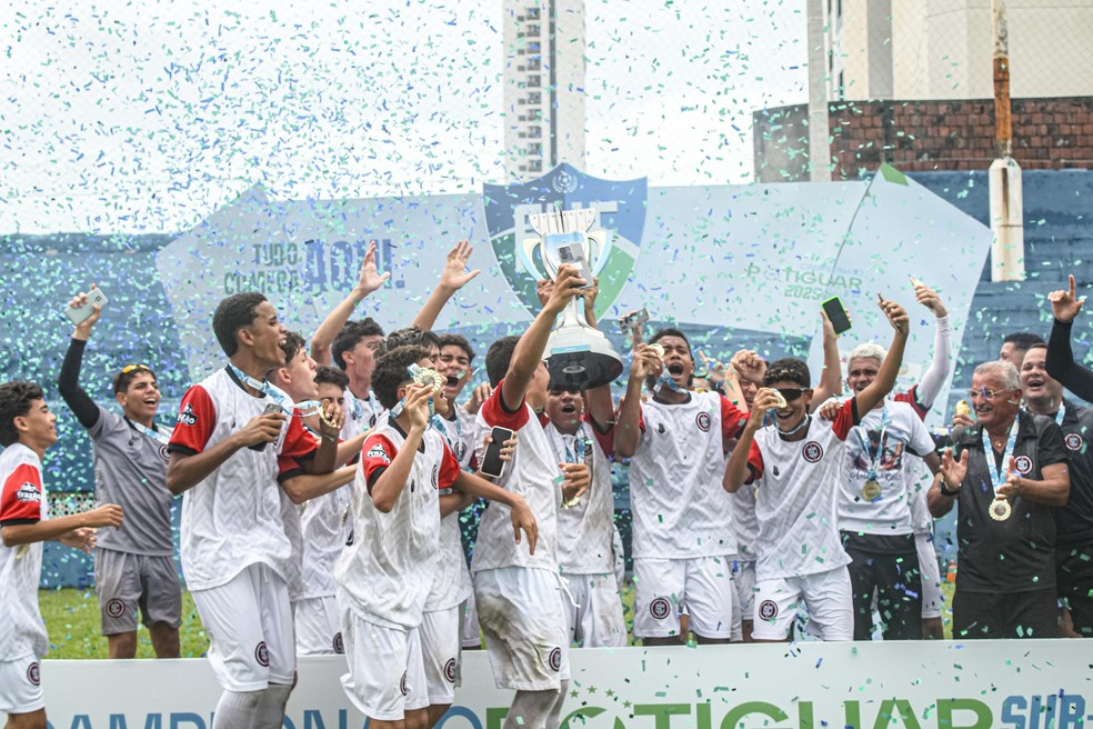 Santa Cruz de Natal, Sub-15, campeão — Foto: Dany Vitória