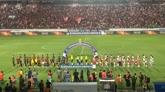 Hino Nacional, CRB x Sport; 28ª rodada Série B 2026