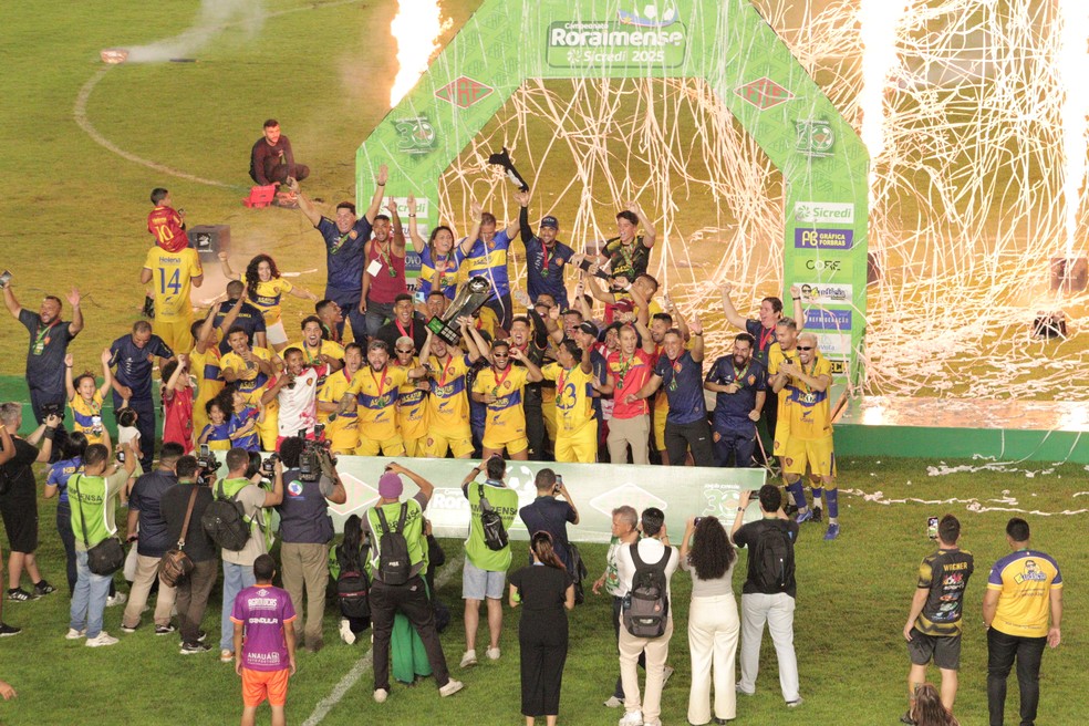 Atual bicampeão roraimense, GAS vai para a terceira Copa do Brasl seguida — Foto: Ivonisio Lacerda Júnior/ge.globo