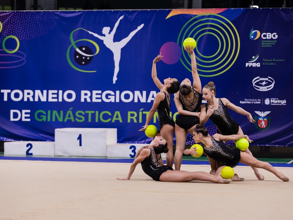 Torneio Regional de Ginástica Rítmica — Foto: Ana Lugli/Divulgação FPG