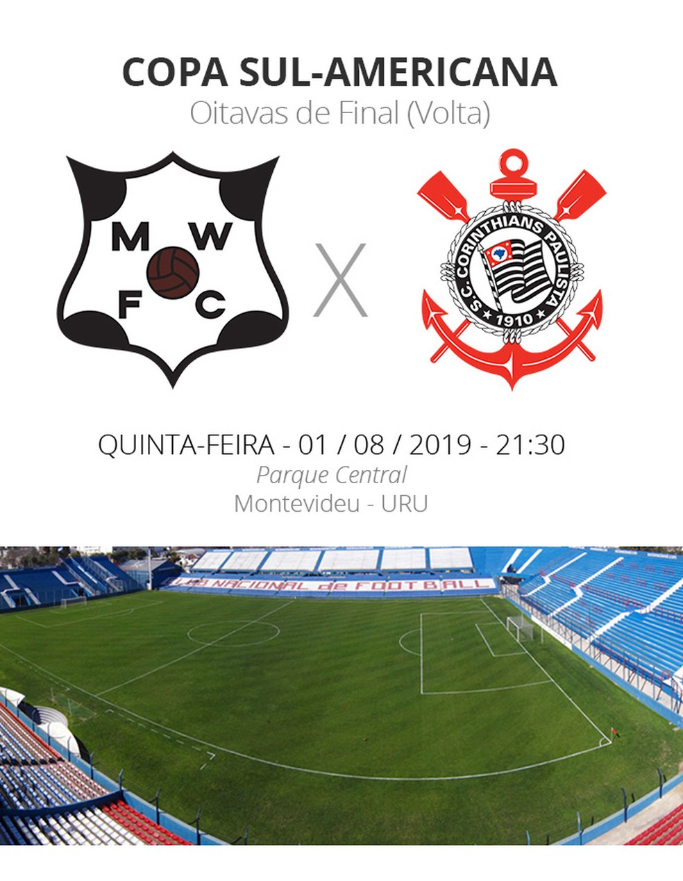 Montevideo Wanderers-URU x Corinthians – 10 curiosidades
