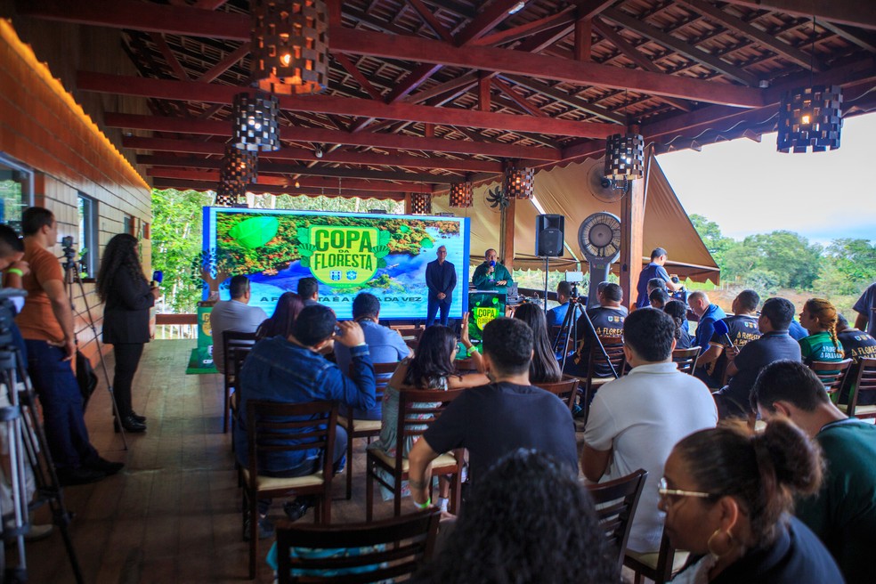 Evento contou com a presen&ccedil;a de imprensa e convidados &mdash; Foto: FEdera&ccedil;&atilde;o Amazonense de Futebol