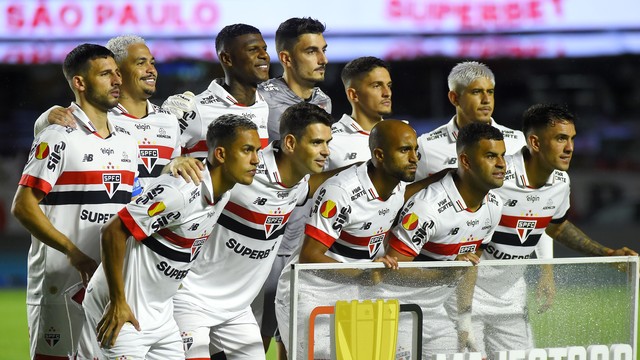 São Paulo posado x Corinthians