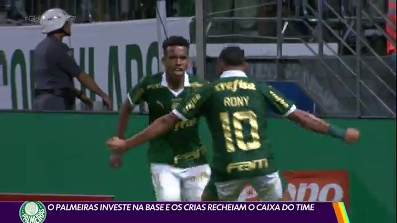 Palmeiras investe na base e os crias recheiam o caixa do time