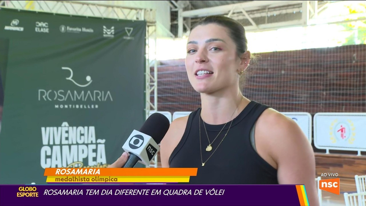 Rosamaria revê fãs em SC: “Oportunidade de retribuir o carinho” | Ge