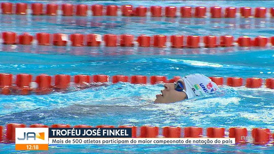 Mafê Costa quebra mais um recorde sul-americano no Troféu José Finkel - Programa: Jornal do Almoço - SC 