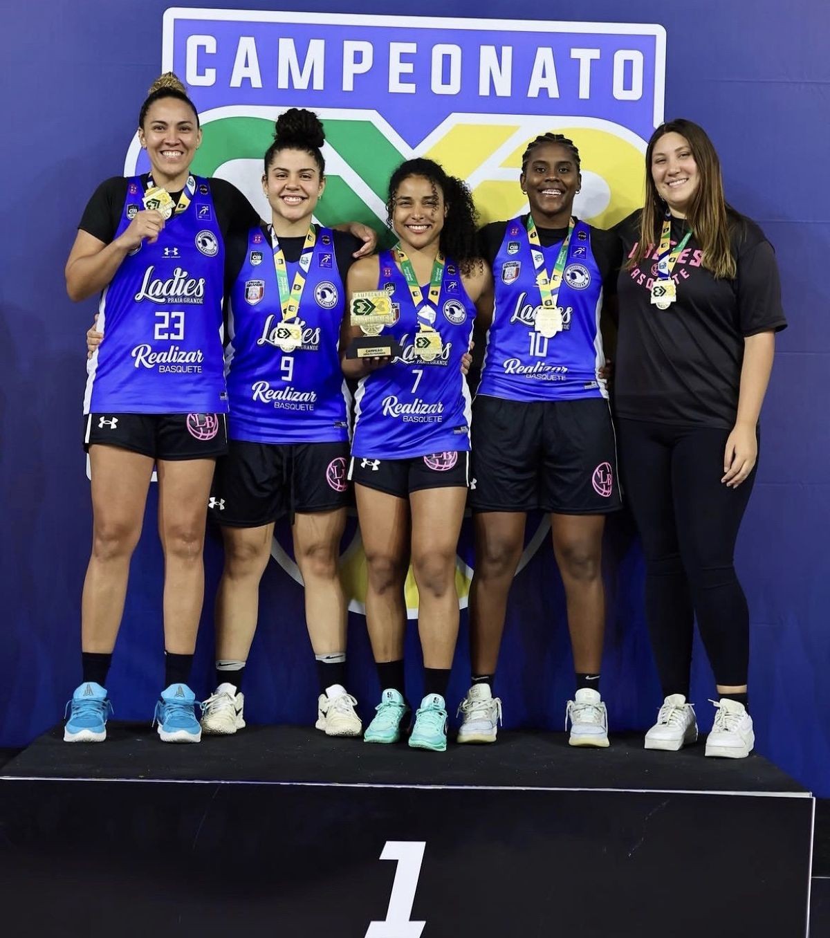 Praia Grande conquista título inédito do Brasileiro de Basquete 3x3 com campanha invicta