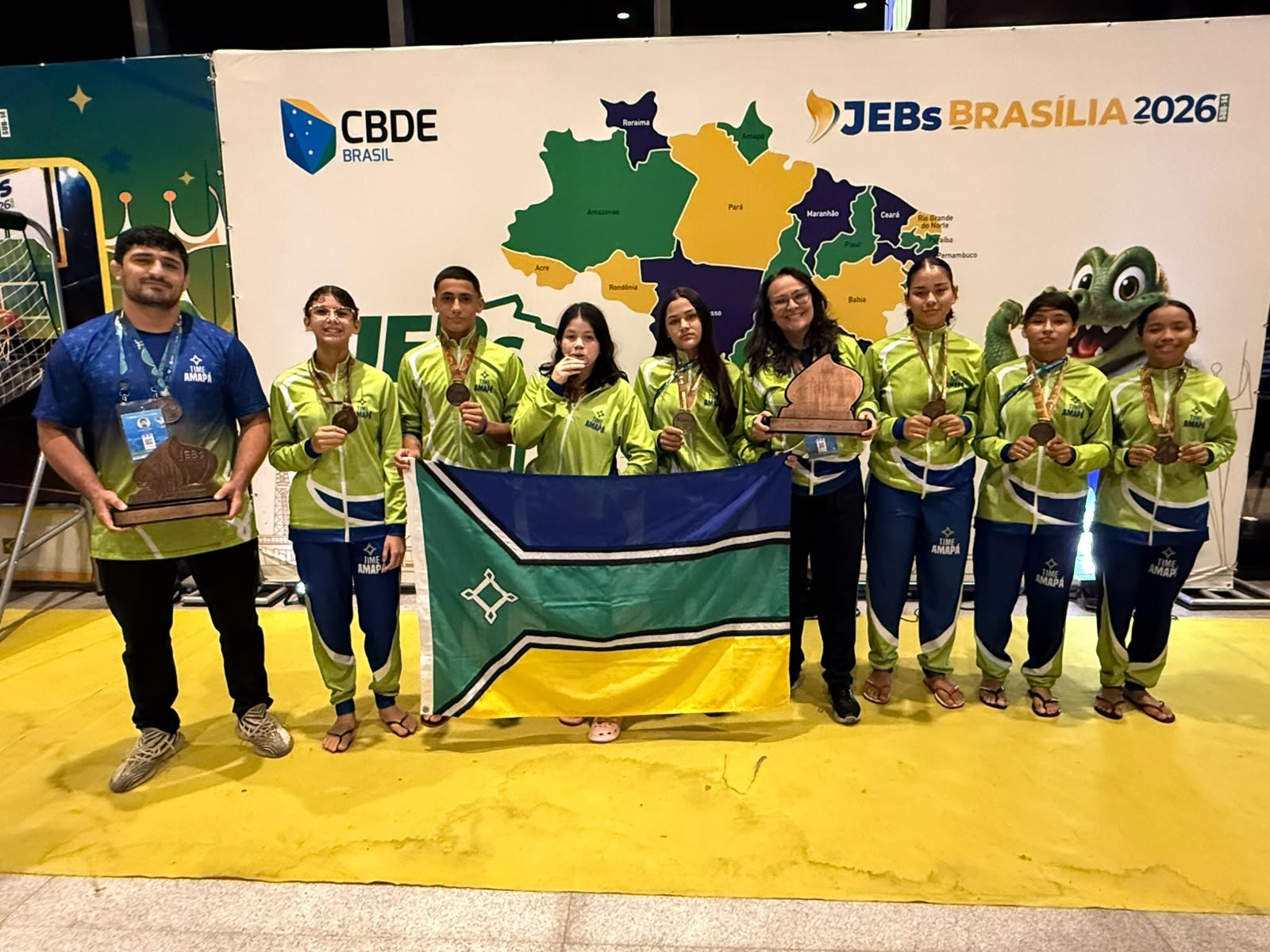 Amapá chega a 21 medalhas nos Jogos Escolares Brasileiros 2026
