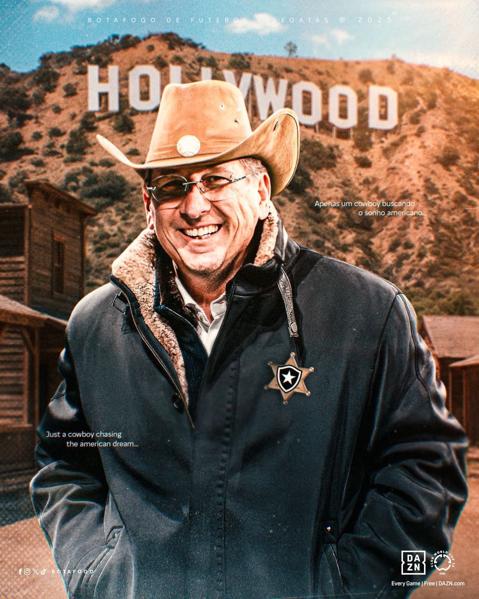 Perfil do Botafogo ironiza PSG — Foto: Reprodução/X