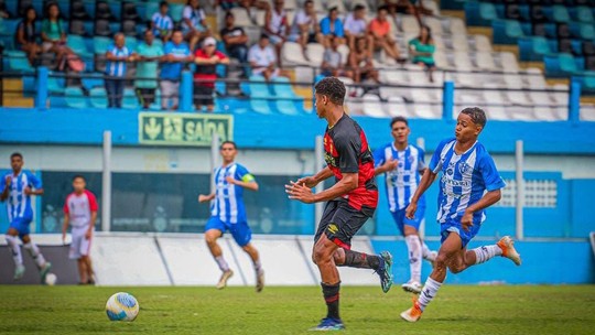 Cruzeiro sai na frente, mas Sampaio busca empate no jogo de ida das quartas  da Copa do Brasil sub-20, futebol