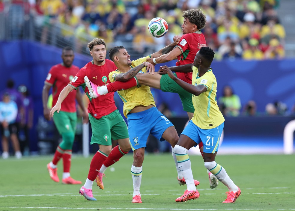 Brasil e Marrocos se enfrentaram na primeira rodada