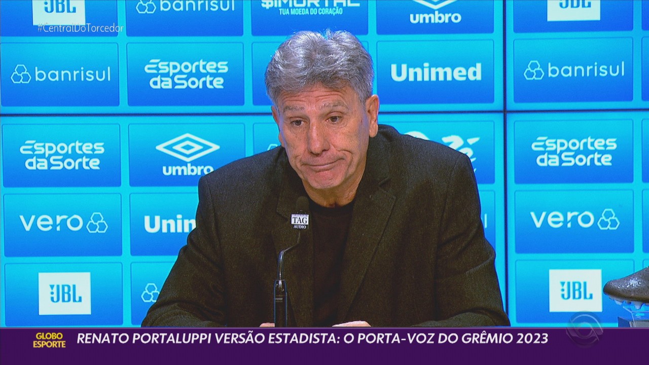 Renato versão estadista: treinador assume postura madura e vira 'porta-voz' do Grêmio