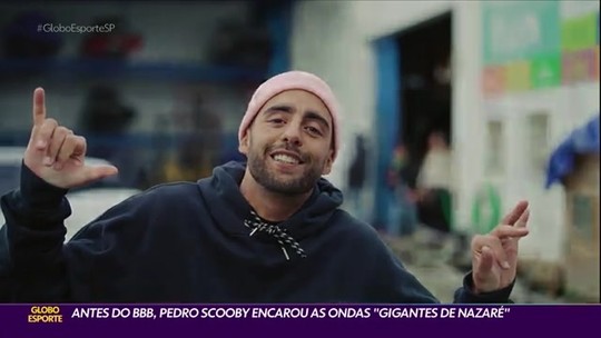 Pedro Scooby encara uma das maiores ondulações da história no "Gigantesdono da f12 betNazaré" - Programa: Globo Esporte SP 