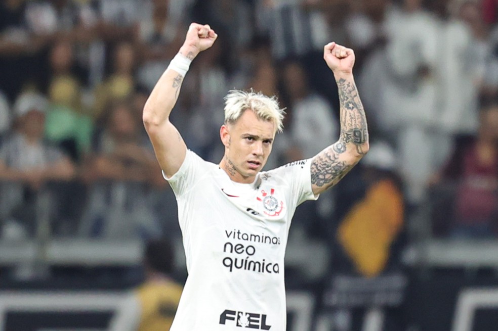 Gol de Róger Guedes em Atlético-MG x Corinthians — Foto: Gilson Lobo/AGIF