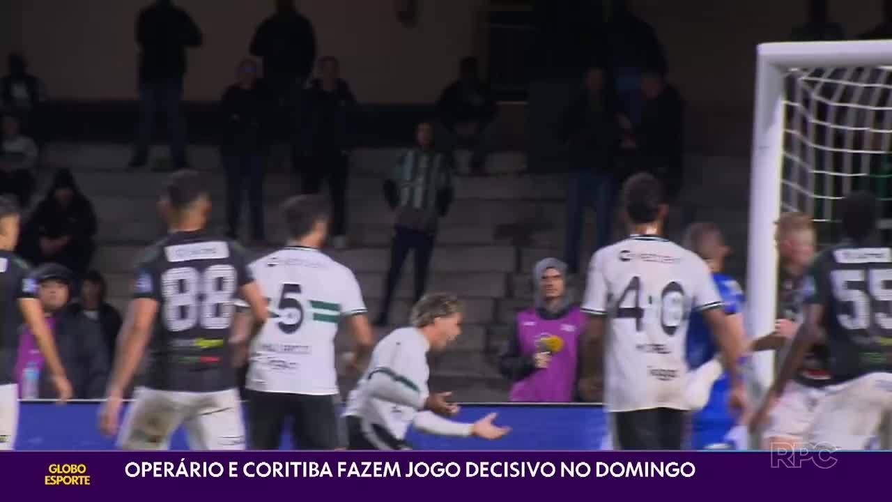 Operário e Coritiba fazem jogo decisivo no domingo