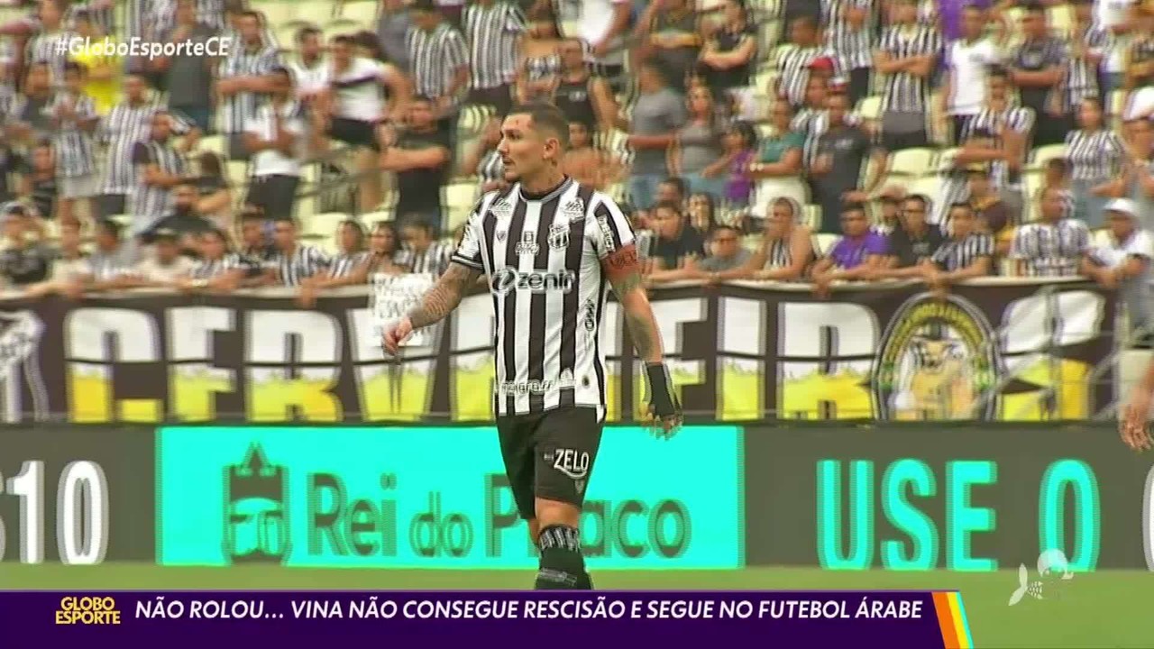 Vina não consegue rescisão e segue no futebol árabe