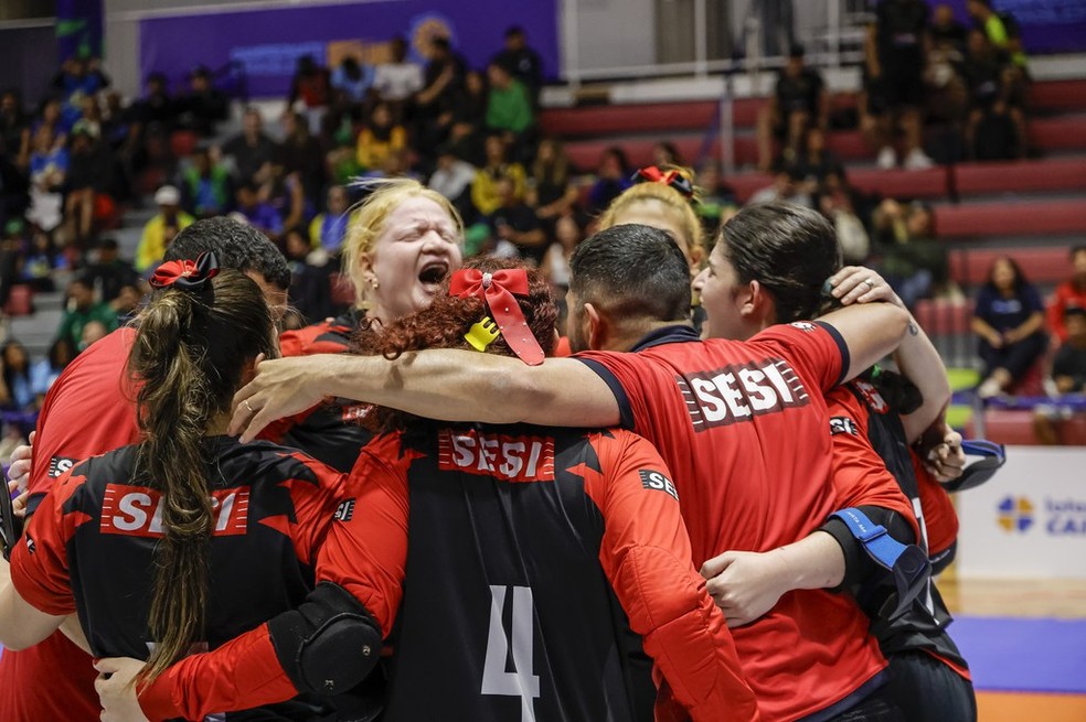 SESI-SP sagrou-se octacampeão brasileiro — Foto: Taba Benedicto/CBDV