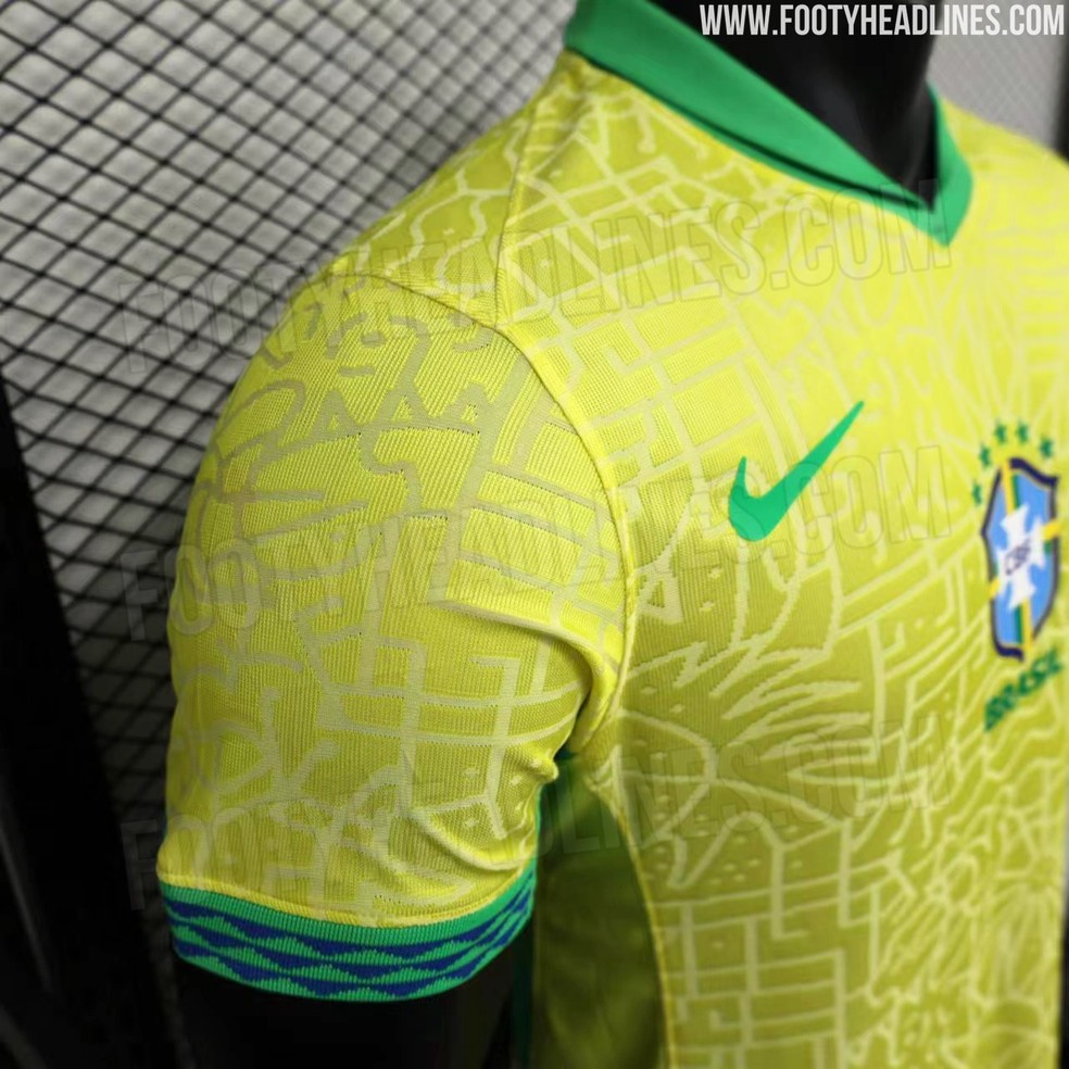 Site vaza uniforme da Seleção para 2024, que deve ter escudo no meio; veja, seleção brasileira