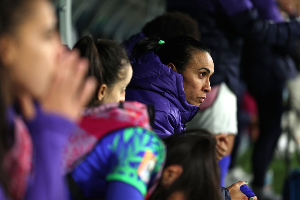 Marta se despediu de sua sexta Copa do Mundo com eliminação para a Jamaica — Foto: Reuters
