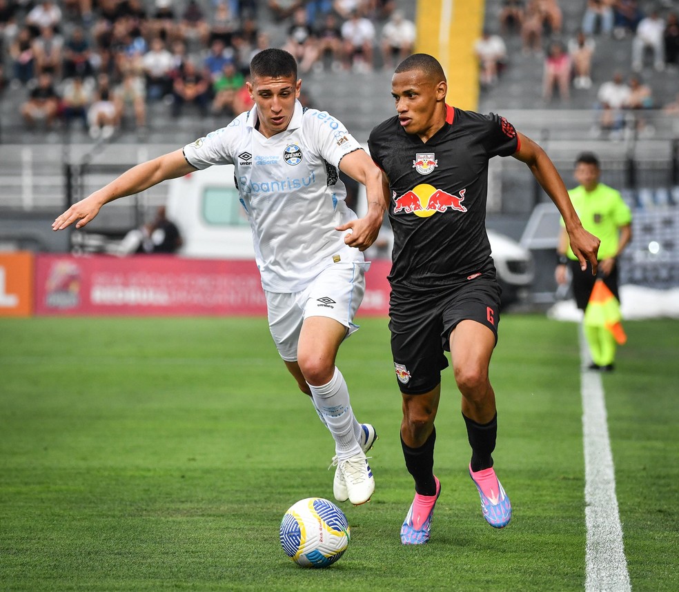 Última partida entre Bragantino e Grêmio, pelo Brasileirão de 2024 — Foto: Ari Ferreira/Red Bull Bragantino.