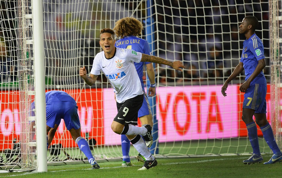 Guerrero gol Corinthians Mundial Chelsea — Foto: Getty Images