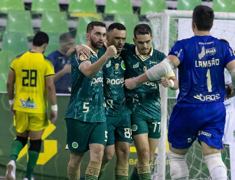Atlético-PI x Sorriso-MT, Campeonato Brasileiro de Futsal 2026 — Foto: Lucas Batista/Atlético-PI