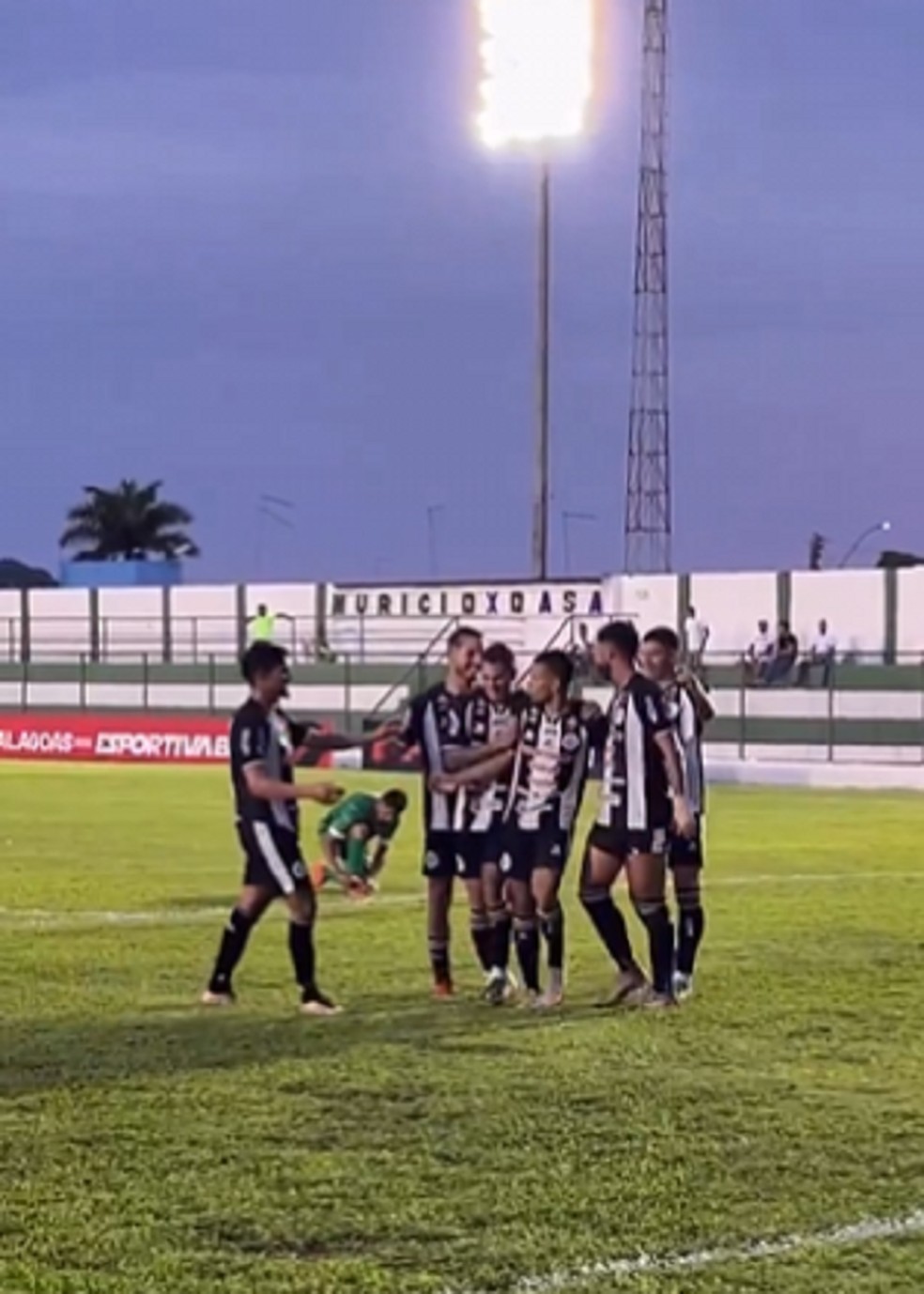 Jailson comemora gol do ASA contra o Murici — Foto: Reprodução ASATV