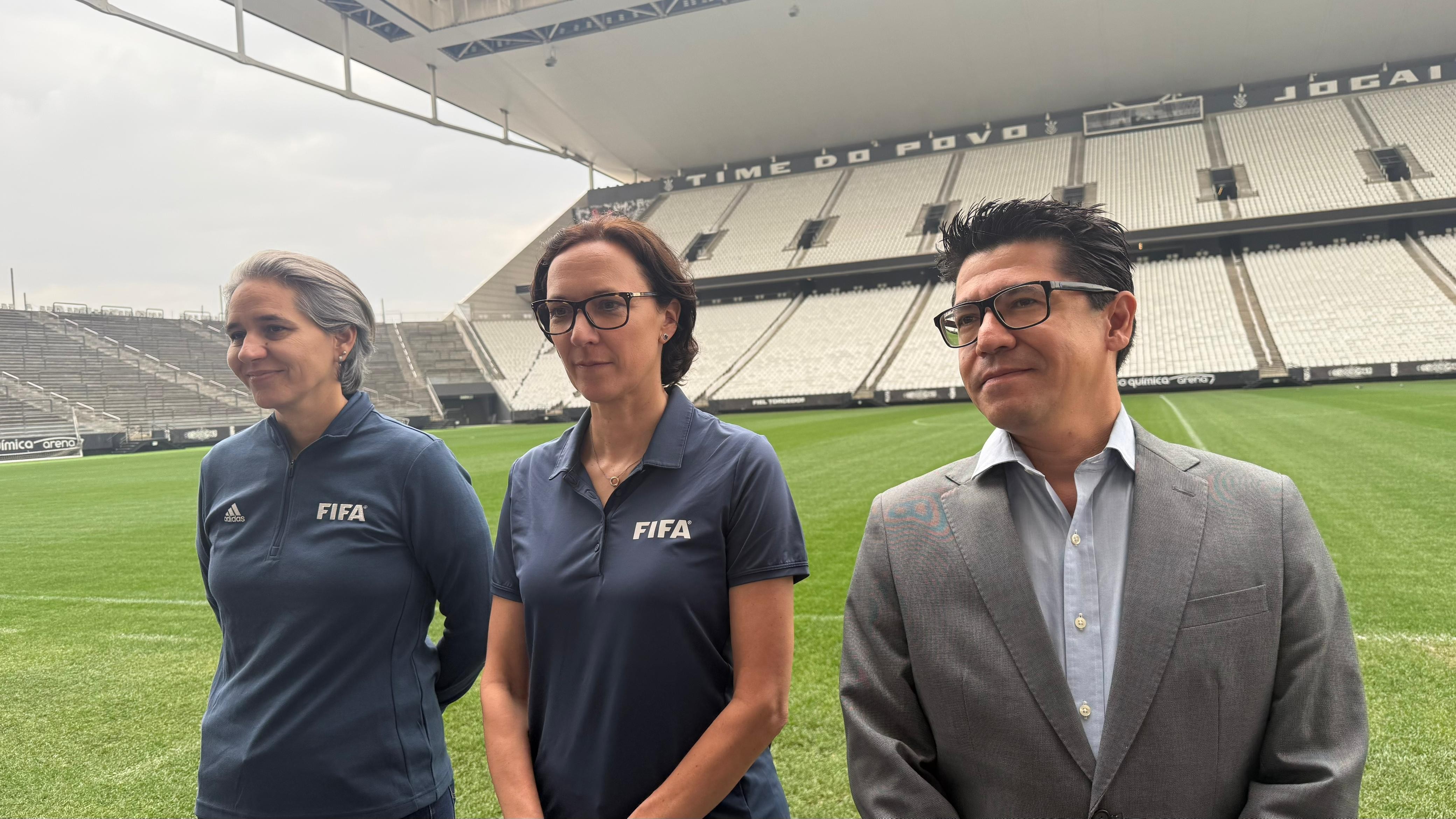 Inspeção da Fifa na Neo Química Arena para a Copa do Mundo Feminina.