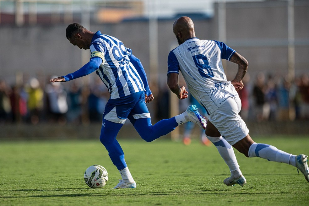 Ciel em ação pelo CSA contra o Confiança — Foto: Augusto Oliveira/ASCOM CSA