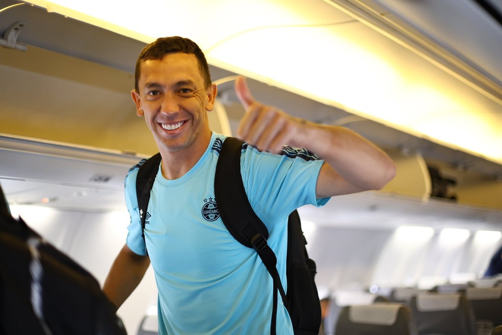 Goleiro Marchesín é um dos 25 relacionados pelo Grêmio para estreia na Libertadores — Foto: Lucas Uebel/Grêmio