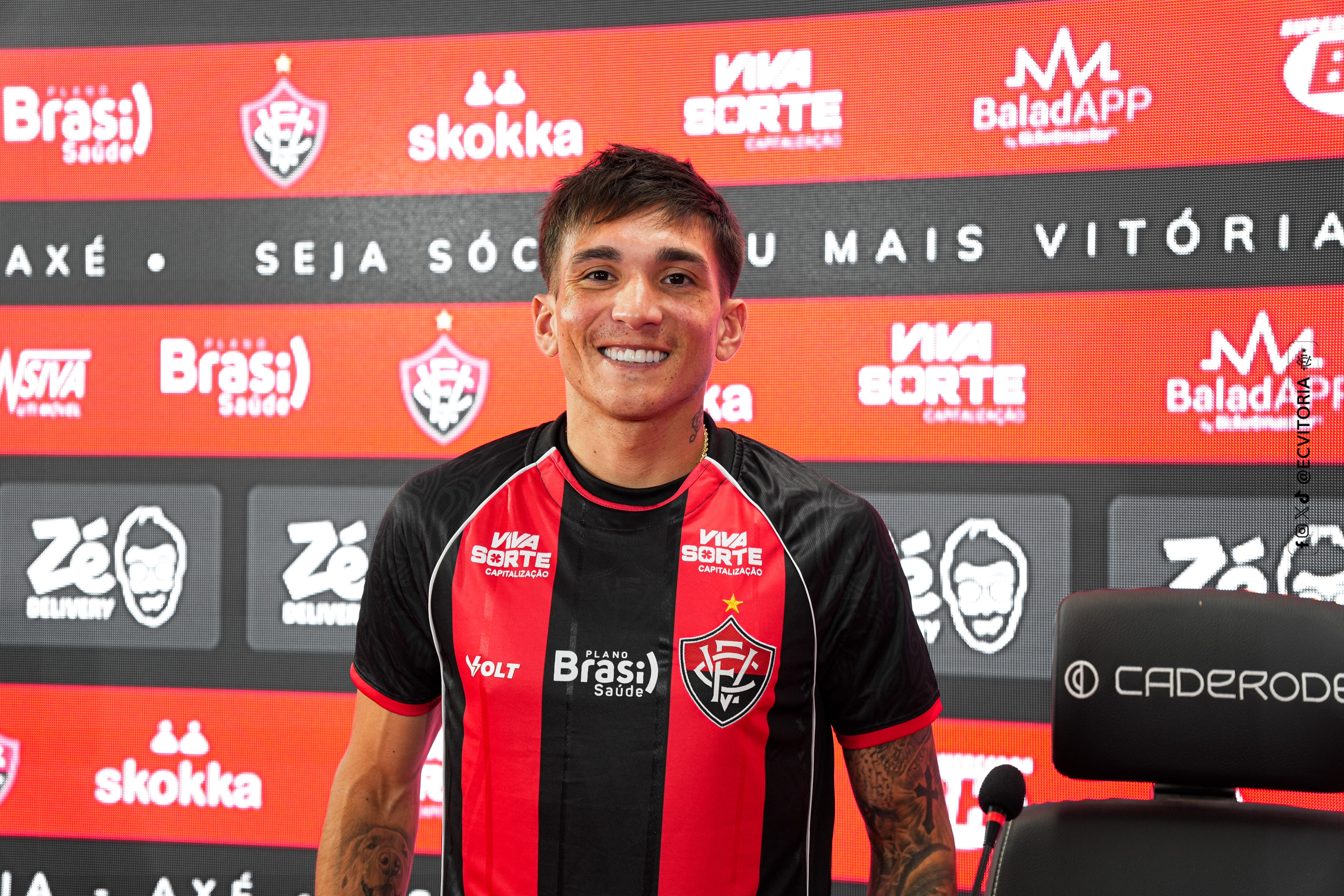 Nacho Laquintana explica características e diz estar pronto para estrear pelo Vitória