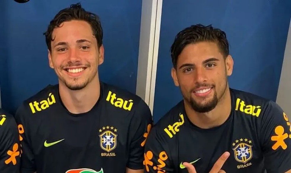 Maurício e Yuri Alberto jogaram juntos por diversas categorias de base da Seleção — Foto: Reprodução/ Instagram