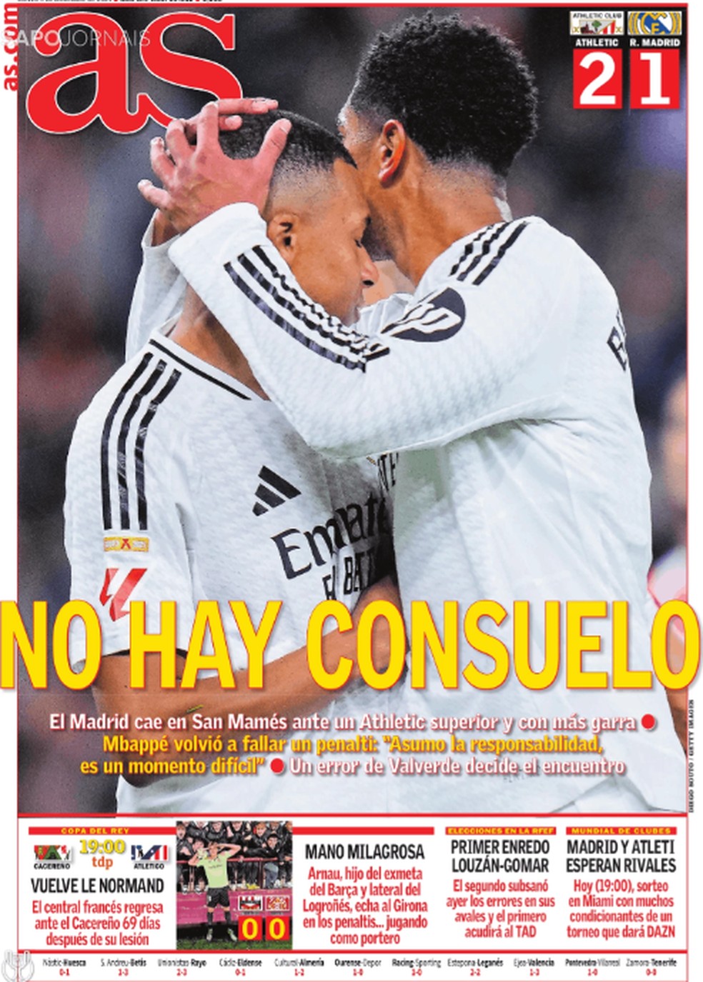 As 05/12 — Foto: Diario As