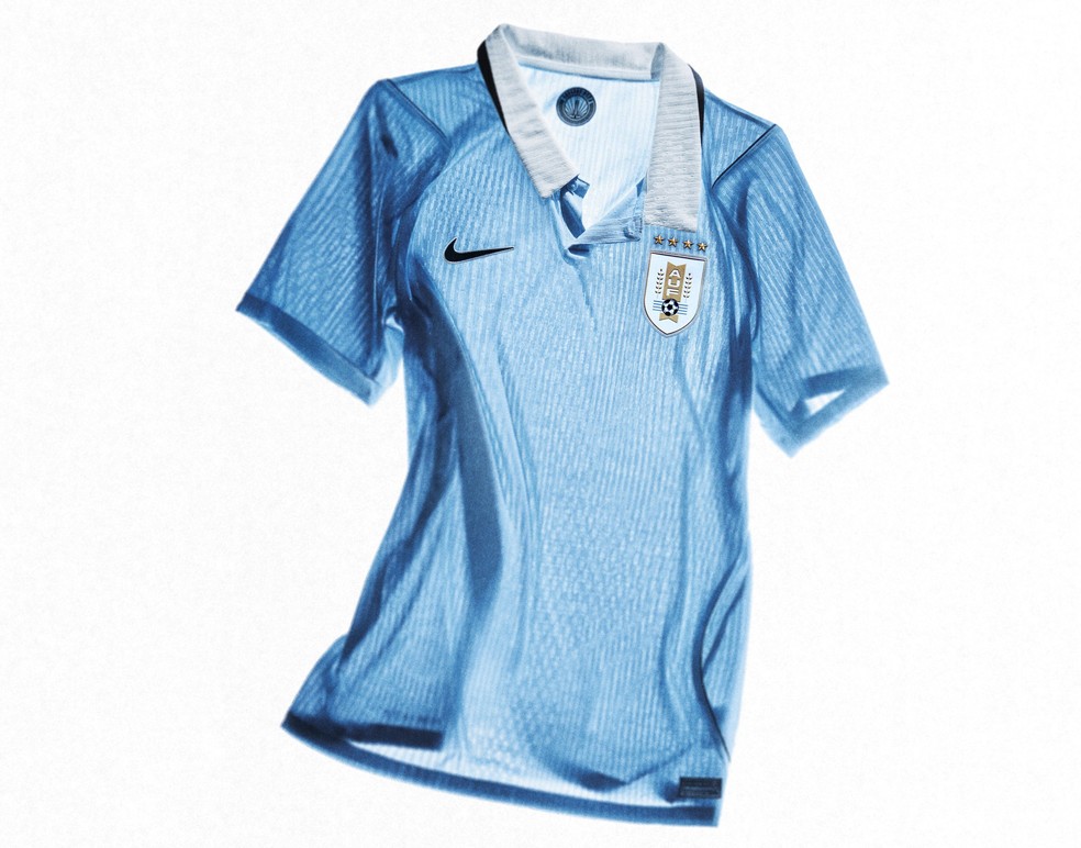 Camisa do Uruguai para a Copa do Mundo 2026 — Foto: Nike / Divulgação