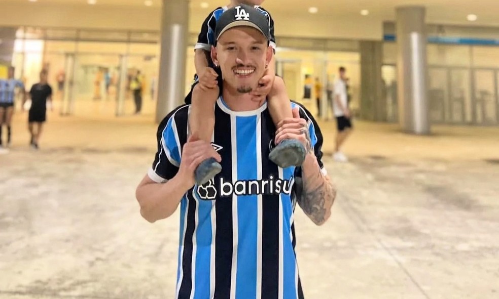 Giovane Zuchetto, torcedor do Grêmio baleado nos arredores da Arena — Foto: Arquivo Pessoal/Instagram
