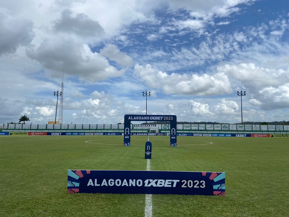 Estádio José Gomes da Costa recebe Murici x Cruzeiro-AL — Foto: ASCOM FAF