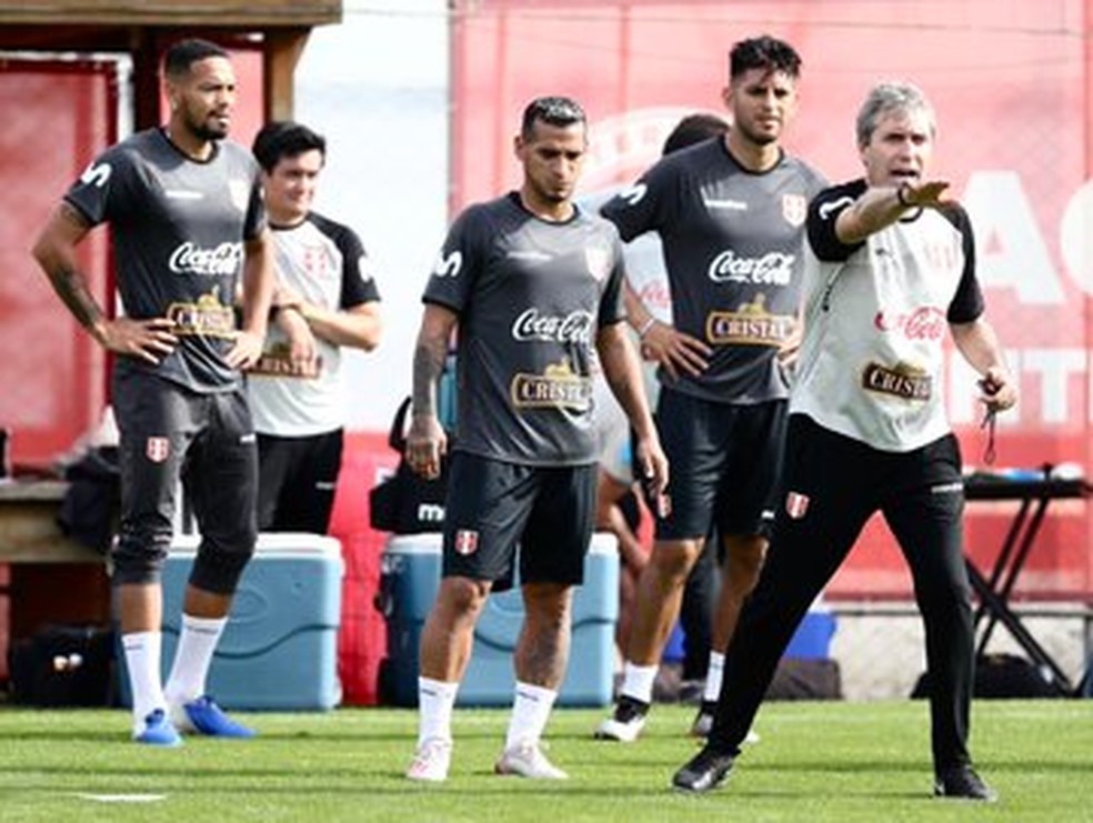Trauco Peru CT Inter Copa América — Foto: Divulgação/FPF/Peru