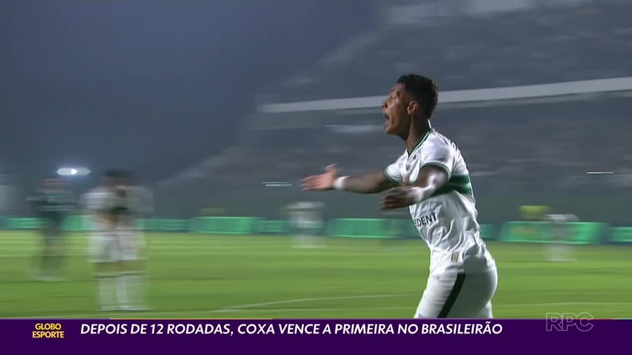 Coritiba vence a primeira no Campeonato Brasileiro