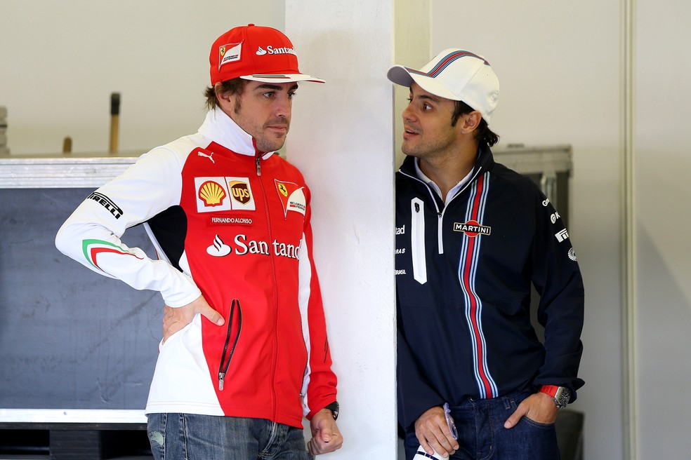 Ex companheiro Massa coloca Alonso no n vel de Schumacher