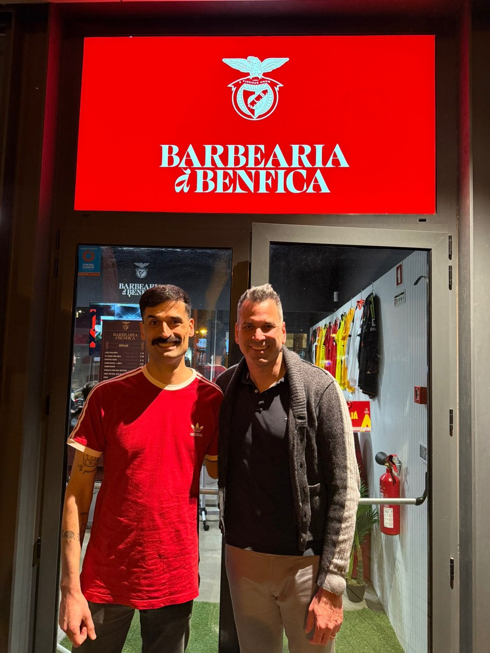 Artur Moraes na Barbearia à Benfica — Foto: Arquivo Pessoal