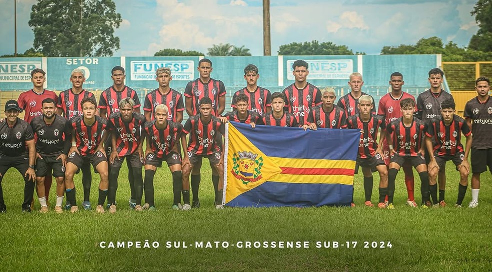 Time de Ivinhema teve vitórias expressivas nos jogos da final. — Foto: Foto: Reprodução/RedesSociais