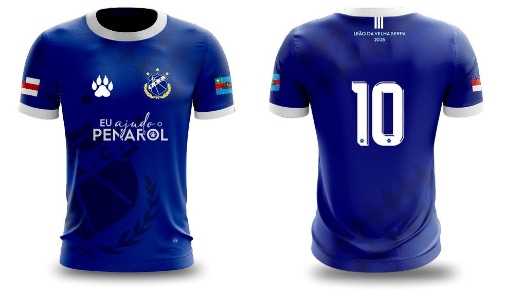 Uniforme novo do Penarol — Foto: Divulgação