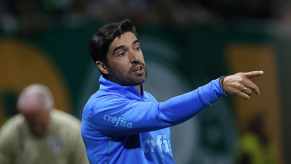 Abel Ferreira perdeu apenas sete jogos pelo Palmeiras ao longo de 2022 — Foto: Cesar Greco/Palmeiras