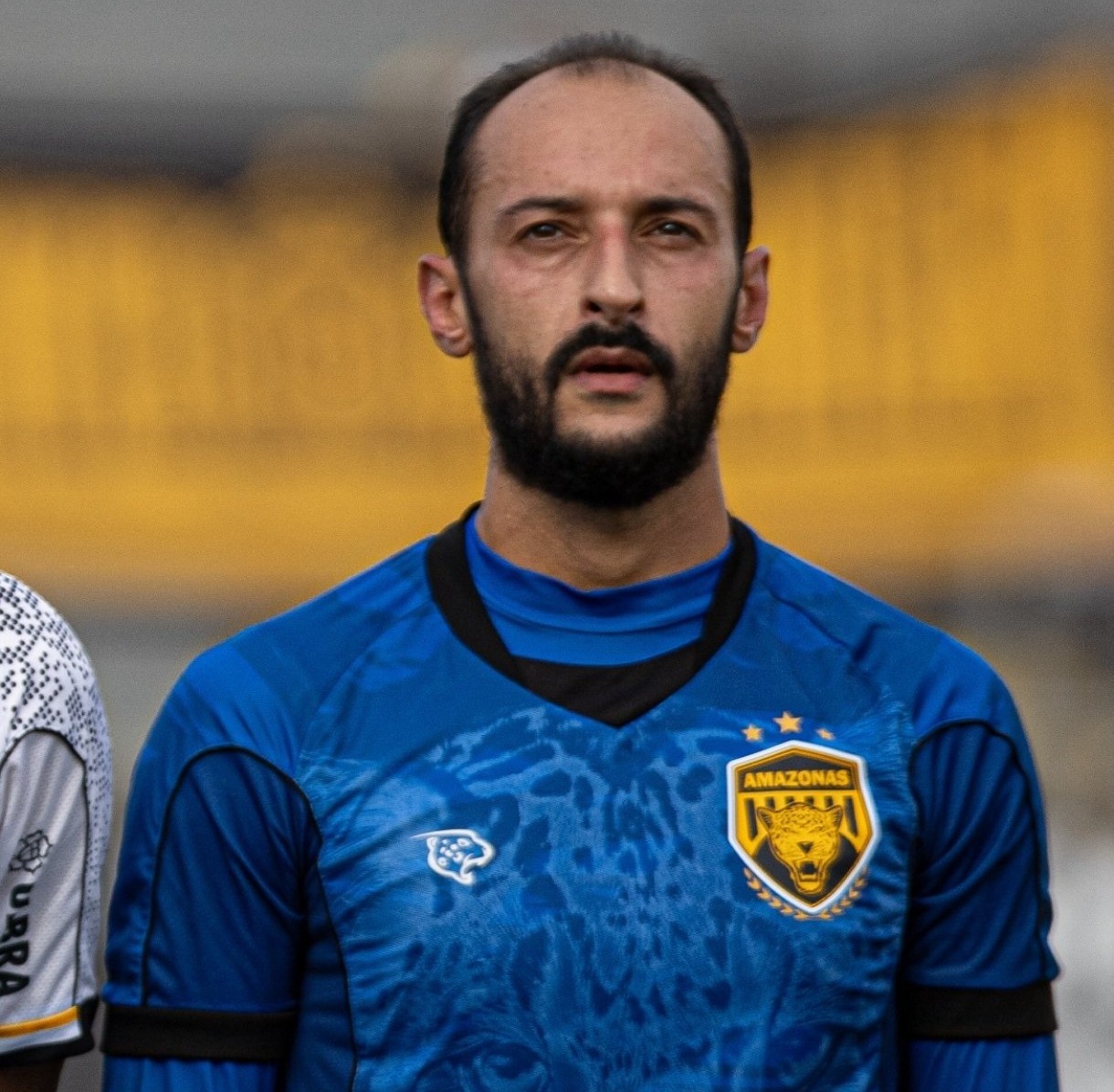 Goleiro Axel Lopes defendendo gol em jogo da Série C