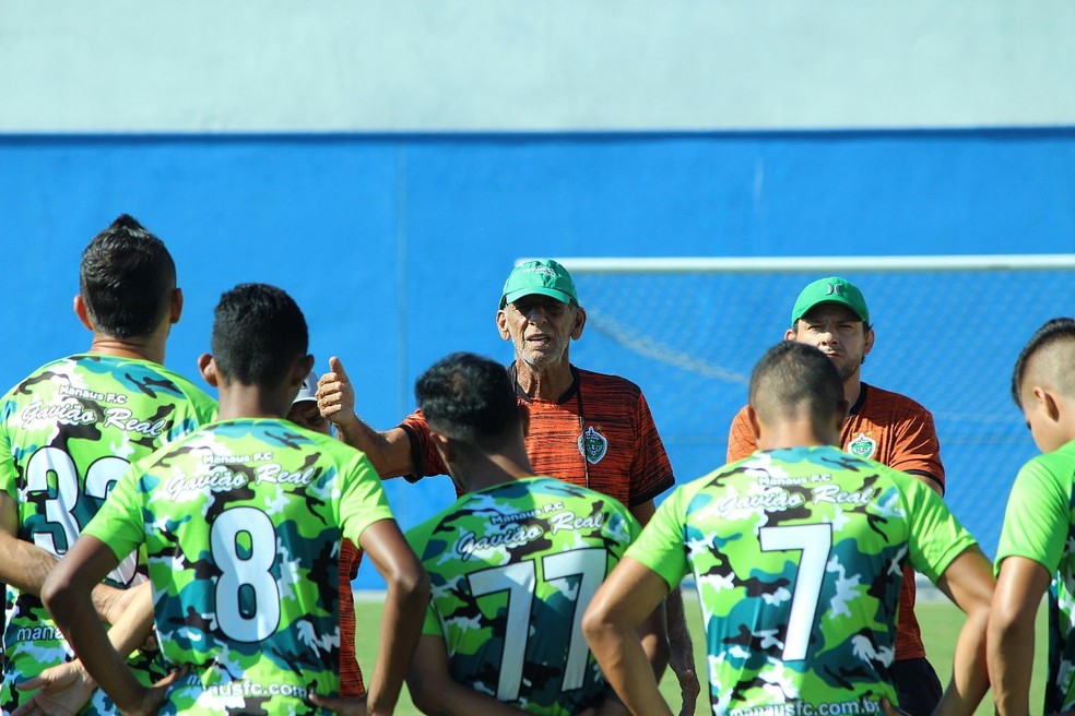 Aderbal Lana comandou o Manaus em 2017 e 2018 &mdash; Foto: Emanuel Mendes Siqueira/Manaus