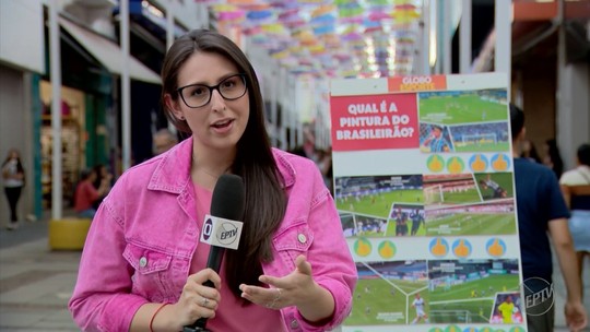 'GE na Rua': torcedores opinam sobre a pintura do Brasileirão - Programa: Globo Esporte - Campinas/Piracicaba 