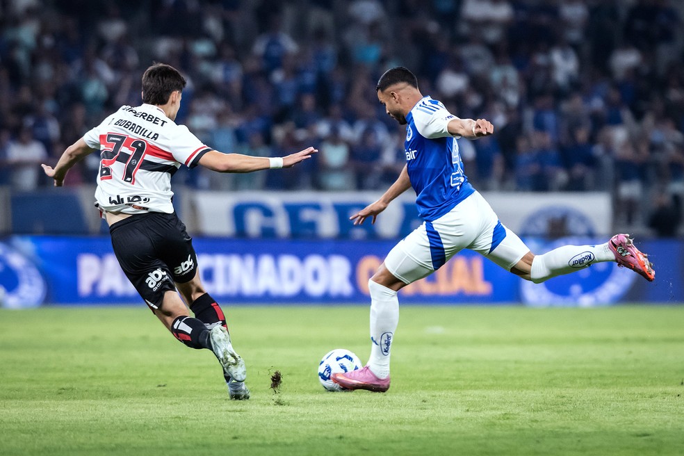 Wanderson em Cruzeiro x São Paulo — Foto: Foto: Gustavo Aleixo/Cruzeiro